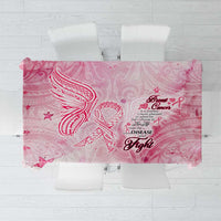 Breast Cancer Awareness Month Tablecloth Butterfly Polynesia Watercolor Pink DT02 Pink - Polynesian Pride