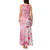 Breast Cancer Awareness Month Tank Maxi Dress Butterfly Polynesia Watercolor Pink