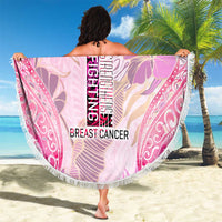 Breast Cancer Polynesian Beach Blanket I Can Do All Things Through Christ DT02 - Polynesian Pride