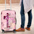 Breast Cancer Polynesian Luggage Cover I Can Do All Things Through Christ