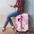 Breast Cancer Polynesian Luggage Cover I Can Do All Things Through Christ