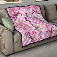 Breast Cancer Polynesian Quilt I Can Do All Things Through Christ