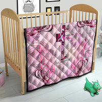 Breast Cancer Polynesian Quilt I Can Do All Things Through Christ