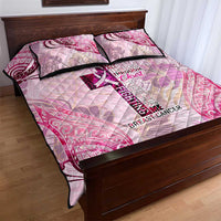 Breast Cancer Polynesian Quilt Bed Set I Can Do All Things Through Christ DT02 - Polynesian Pride