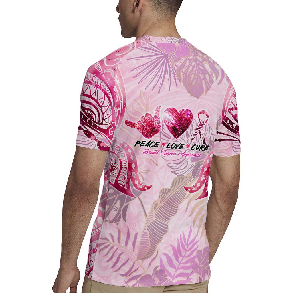 Breast Cancer Polynesian Rugby Jersey I Can Do All Things Through Christ