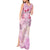 Breast Cancer Polynesian Tank Maxi Dress I Can Do All Things Through Christ