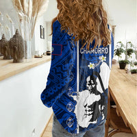 guam-chamorro-warrior-women-casual-shirt-traditional-tribal-patterns