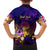Wallis and Futuna Family Matching Off The Shoulder Long Sleeve Dress and Hawaiian Shirt Whale Hibiscus Polynesian