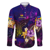 New Caledonia Family Matching Short Sleeve Bodycon Dress and Hawaiian Shirt Whale Hibiscus Polynesian