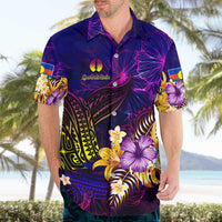 New Caledonia Hawaiian Shirt Whale Hibiscus Polynesian
