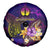 New Caledonia Spare Tire Cover Whale Hibiscus Polynesian