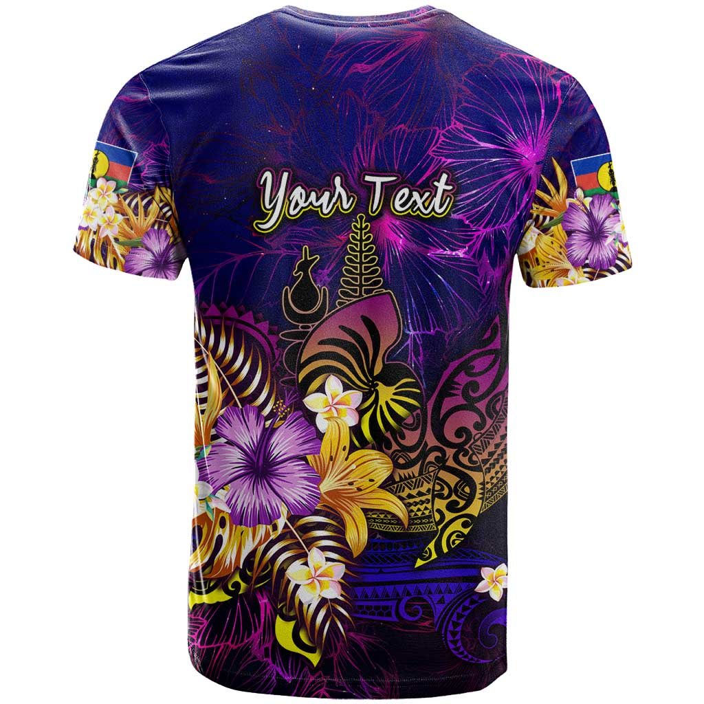 New Caledonia T Shirt Whale Hibiscus Polynesian