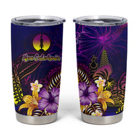 New Caledonia Tumbler Cup Whale Hibiscus Polynesian