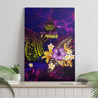 Tahiti French Polynesia Canvas Wall Art Whale Hibiscus Polynesian DT02 - Polynesian Pride