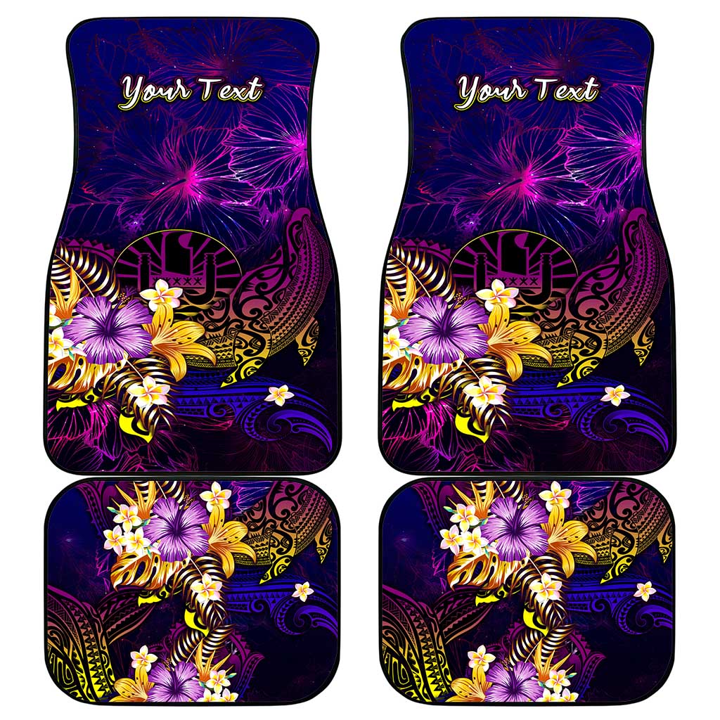 Tahiti French Polynesia Car Mats Whale Hibiscus Polynesian DT02 - Polynesian Pride