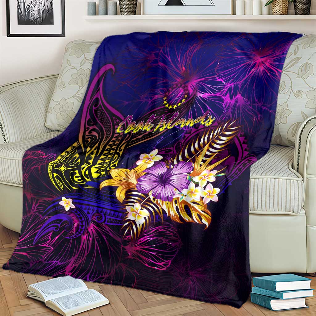 Cook Islands Blanket Whale Hibiscus Polynesian DT02 - Polynesian Pride