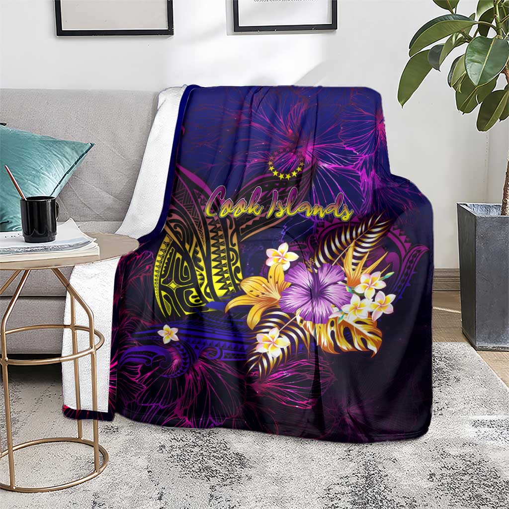 Cook Islands Blanket Whale Hibiscus Polynesian DT02 - Polynesian Pride