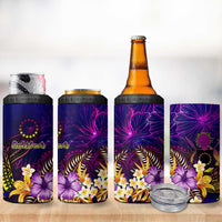 Cook Islands 4 in 1 Can Cooler Tumbler Whale Hibiscus Polynesian DT02 - Polynesian Pride