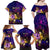 Cook Islands Family Matching Off Shoulder Maxi Dress and Hawaiian Shirt Whale Hibiscus Polynesian