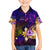 Cook Islands Family Matching Off Shoulder Maxi Dress and Hawaiian Shirt Whale Hibiscus Polynesian