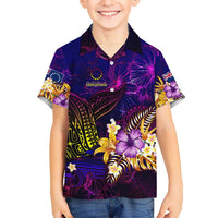 Cook Islands Hawaiian Shirt Whale Hibiscus Polynesian DT02 - Polynesian Pride