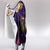 Cook Islands Hooded Blanket Whale Hibiscus Polynesian