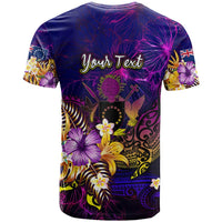 Cook Islands T Shirt Whale Hibiscus Polynesian
