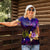 Cook Islands Women Polo Shirt Whale Hibiscus Polynesian