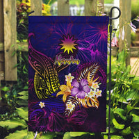 Nauru Garden Flag Whale Hibiscus Polynesian