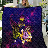Nauru Quilt Whale Hibiscus Polynesian