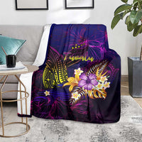 Tuvalu Blanket Whale Hibiscus Polynesian DT02 - Polynesian Pride