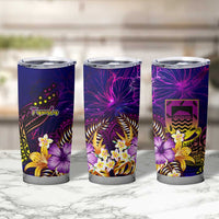 Tuvalu Tumbler Cup Whale Hibiscus Polynesian