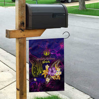 Northern Mariana Islands Garden Flag Whale Hibiscus Polynesian