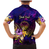 Marshall Islands Family Matching Mermaid Dress and Hawaiian Shirt Whale Hibiscus Polynesian