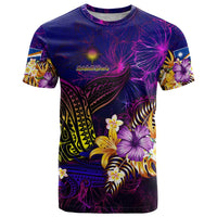 Marshall Islands T Shirt Whale Hibiscus Polynesian