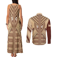 fiji-bula-couples-matching-tank-maxi-dress-and-long-sleeve-button-shirts-tapa-pattern-design