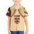 Fiji Bula Family Matching Puletasi Dress and Hawaiian Shirt Tapa Pattern Design DT02 Son's Shirt Beige - Polynesian Pride