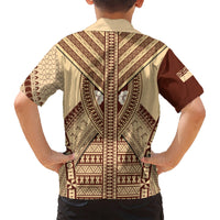 Fiji Bula Kid Hawaiian Shirt Tapa Pattern Design DT02 - Polynesian Pride