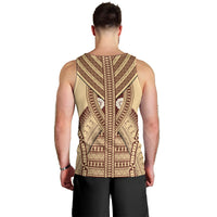 Fiji Bula Men Tank Top Tapa Pattern Design DT02 - Polynesian Pride