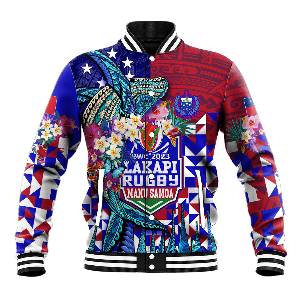 manu-samoa-rugby-2023-baseball-jacket-humpback-whale-hexagon-tribal-tropical-style