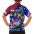 Manu Samoa Rugby 2023 Family Matching Puletasi Dress and Hawaiian Shirt Humpback Whale Hexagon Tribal Tropical Style DT02 - Polynesian Pride