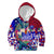 Manu Samoa Rugby 2023 Kid Hoodie Humpback Whale Hexagon Tribal Tropical Style DT02 Hoodie Blue - Polynesian Pride