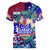 Manu Samoa Rugby 2023 Women V Neck T Shirt Humpback Whale Hexagon Tribal Tropical Style DT02 - Polynesian Pride