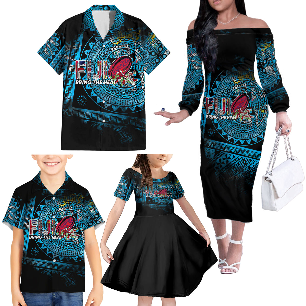 fiji-rugby-family-matching-off-shoulder-long-sleeve-dress-and-hawaiian-shirt-bring-the-heat