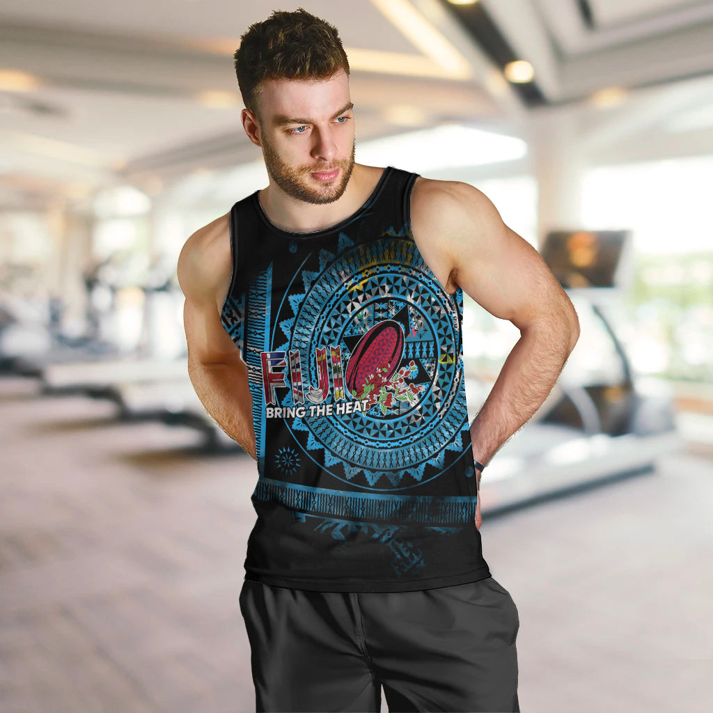 Fiji Rugby Men Tank Top Bring The Heat DT02 - Polynesian Pride