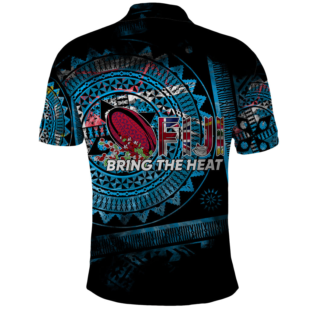 Fiji Rugby Polo Shirt Bring The Heat DT02 - Polynesian Pride