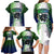 Personalised New Zealand Warriors Family Matching Long Sleeve Bodycon Dress and Hawaiian Shirt Maori Silver Fern Green DT02 - Polynesian Pride