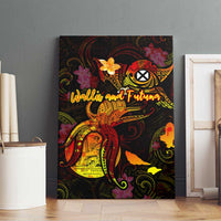 Wallis and Futuna Canvas Wall Art Octopus Plumeria Polynesian Tattoo