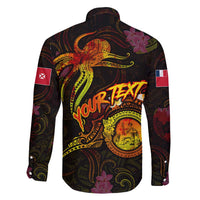 Wallis and Futuna Family Matching Tank Maxi Dress and Hawaiian Shirt Octopus Plumeria Polynesian Tattoo