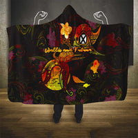 Wallis and Futuna Hooded Blanket Octopus Plumeria Polynesian Tattoo